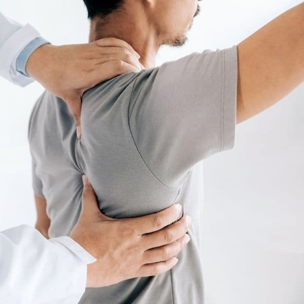 Sessão de fisioterapia na FisioAbreu